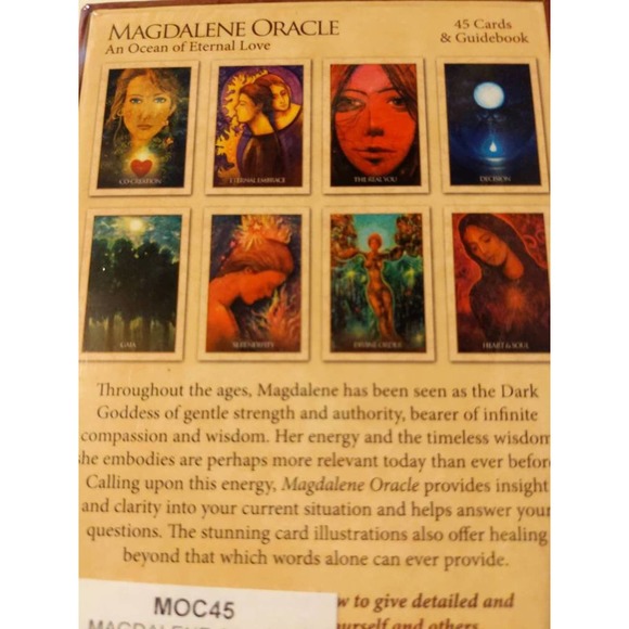 Magdalene Oracle Card Toni Carmine Salerno Dark Goddess New Authentic - Picture 5 of 7